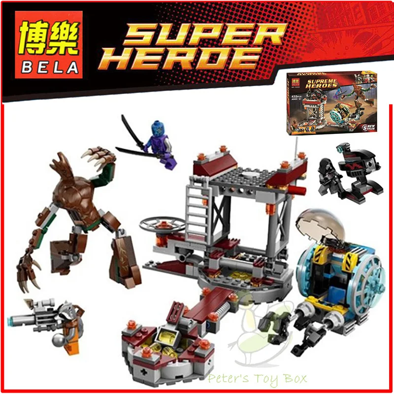 

Bela Building Blocks Model 10249 Compatible Super Heroes Avangers Knowhere Escape Mission 76020 Model Toys For Marvel Film