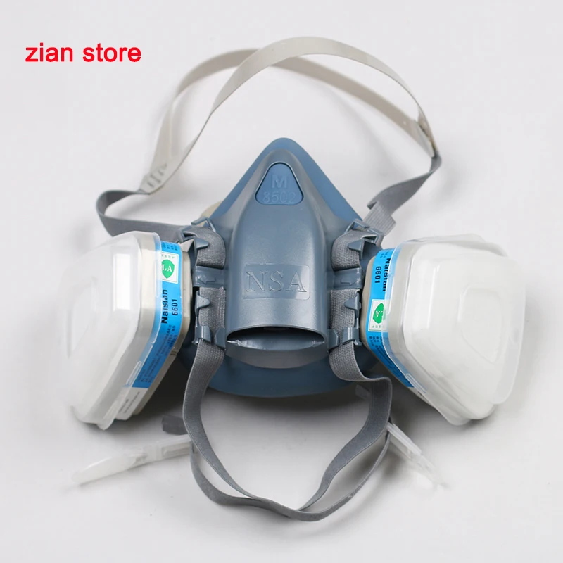 7502 Gas mask 6001 filter Painting Respirator for Pesticide Spray