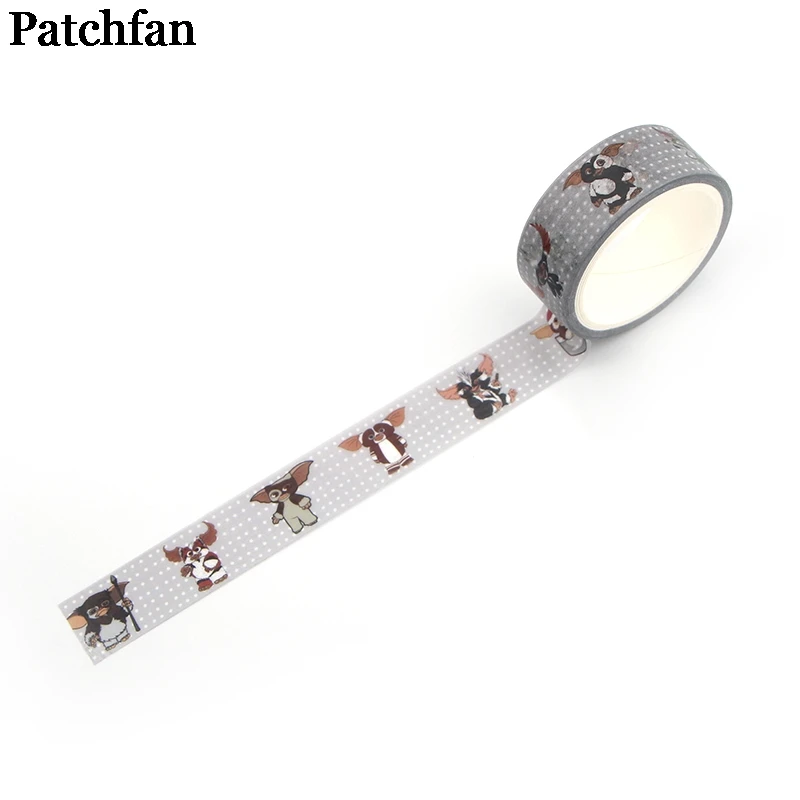 Patchfan Gremlins Gizmo мультфильм милый забавный DIY Скрапбукинг дети клейкая бумага Васи маскирующая Лента Печатный шаблон стикер A2210