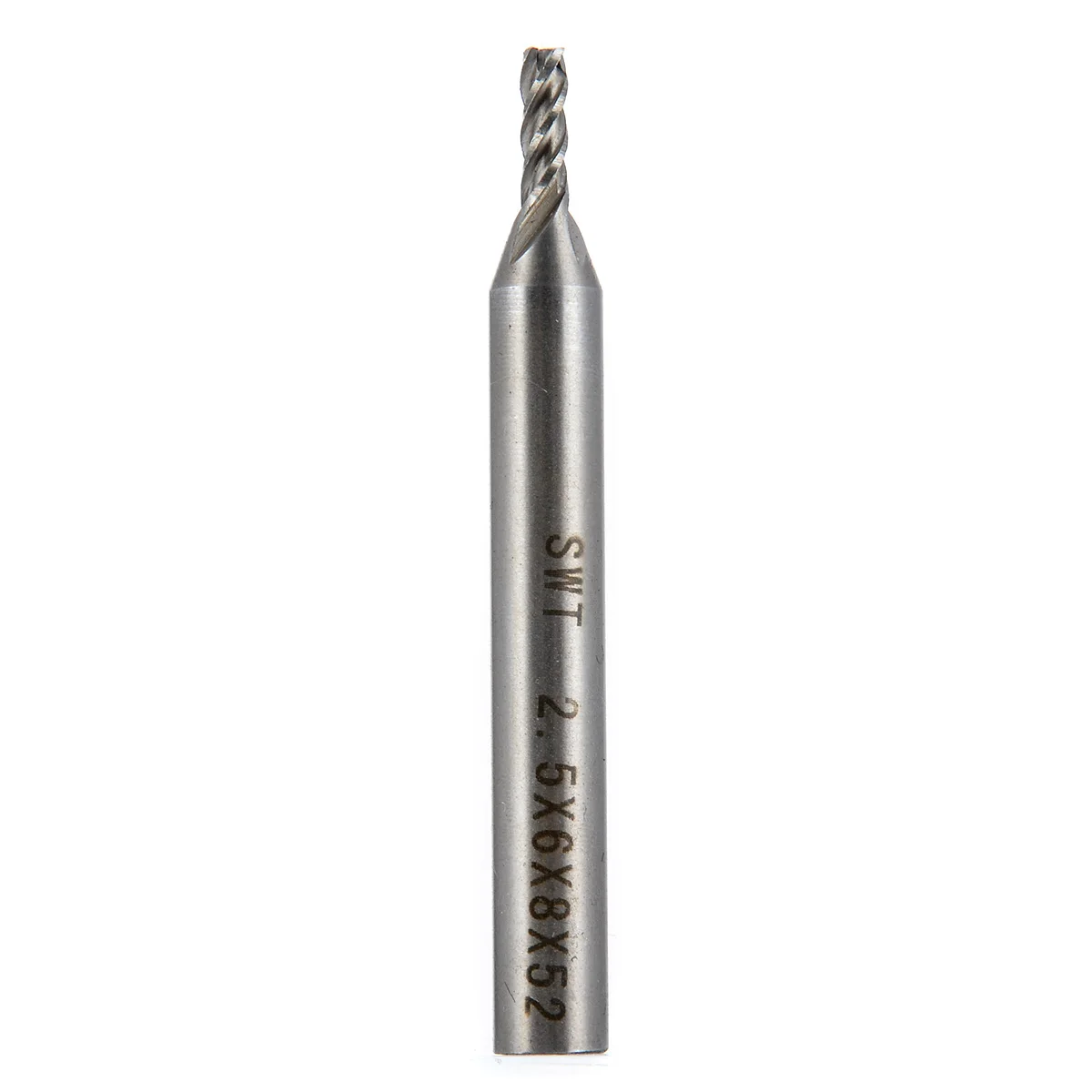 10pcs/Set HSS 4 Flutes End Mill Straight Shank CNC Cutting Bits 1.5-6mm Woodworking Milling Cutters Kit