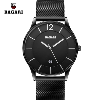 

Mens Watches Top Brand Luxury Men Quartz Watch Sports Casual Wristwatch Ultra-thin Steel Mesh Waterproof Calendar Male Clock