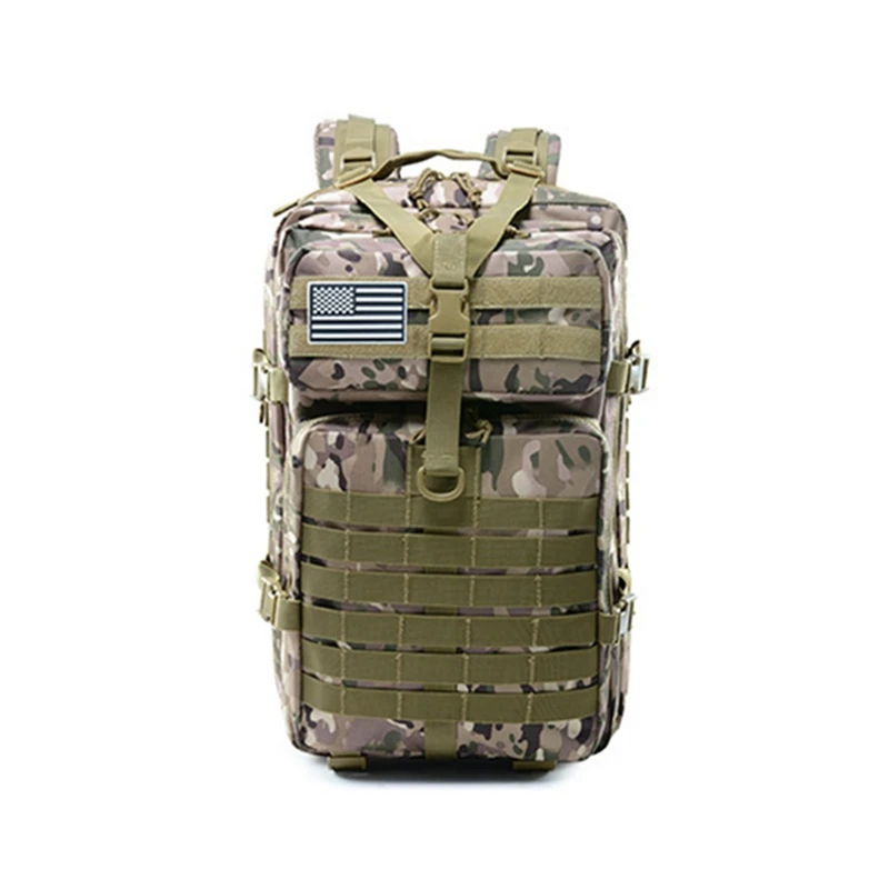 

45L Large Capacity Man Army Tactical Backpacks Military Assault Bags Molle Pack For Trekking Camping Army Green Hunting Bag