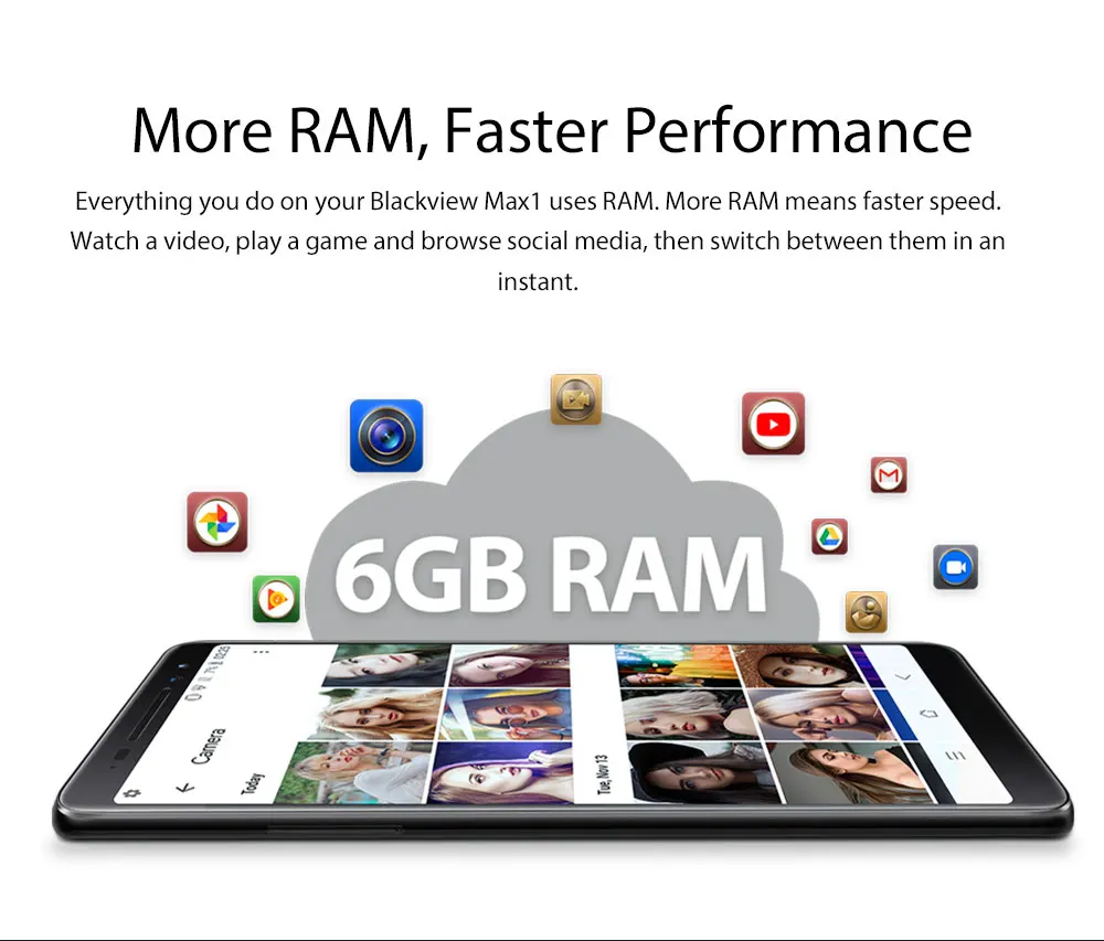 BLACKVIEW MAX 1 4G Smartphone