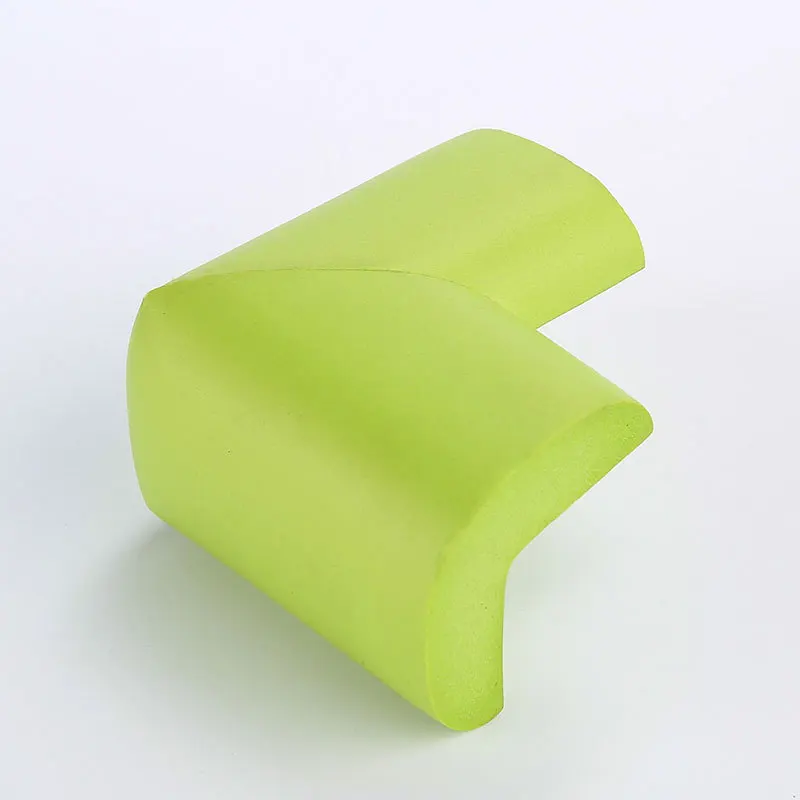 10 шт./лот, мягкий защитный уголок для детей, детская настольная защитная накладка на угол стола, защита для детей - Цвет: green