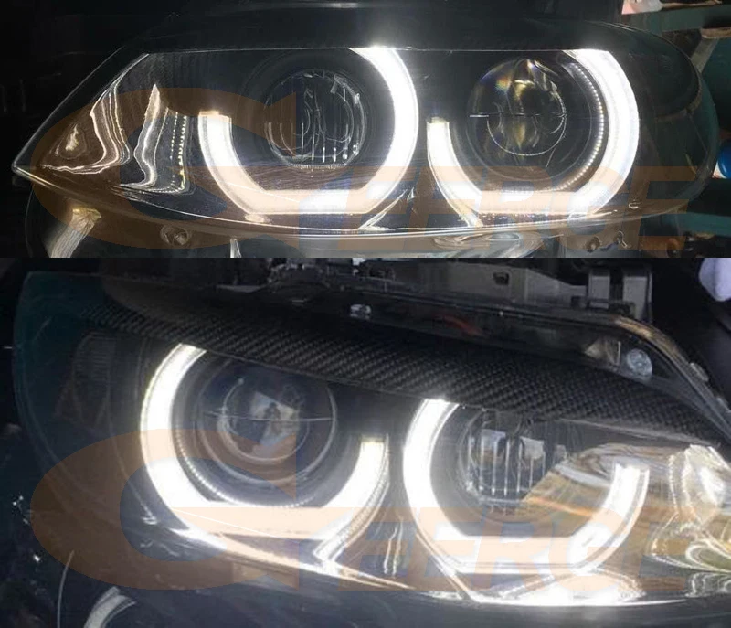 Для BMW 1 серии E82 E88 E87 E81 2006-2013 ксеноновая фара отличная ультра яркая DTM M4 Стиль комплект светодиодов «глаза ангела»