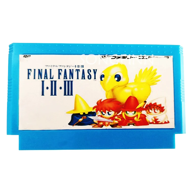 

3 in 1 Final Fantasy 1/2/3 Final Fantasy REMIX 60 Pins Game Cartridge for 8 Bit Game Console Support Save Progress