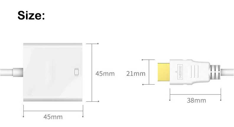 HDMI to VGA -NT -7