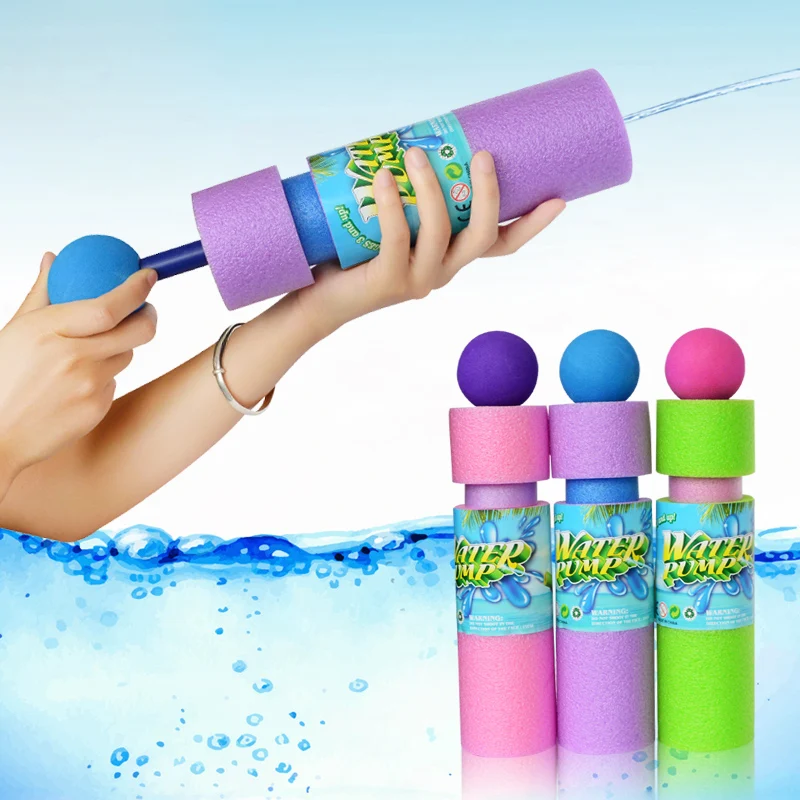 2018 New Round head Colourful EVA Water Pistol Blaster Shooter Sprayer