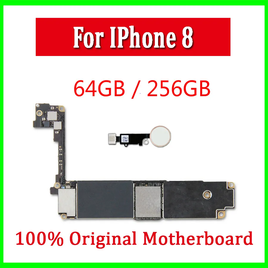 Original Unlocked For iPhone 7 Motherboard Camera 32gb / 128gb / 256gb With IOS for iphone 7 Logic boards With / No Touch ID