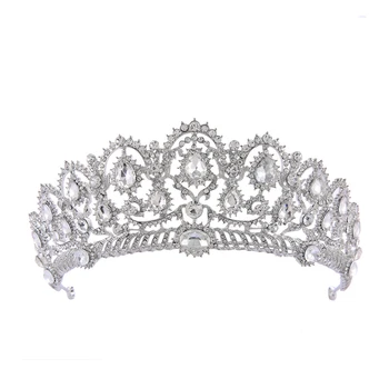 

Bridal Crystal Tiara Rhinestone Crown Jewelry Decoration for Wedding Engagement