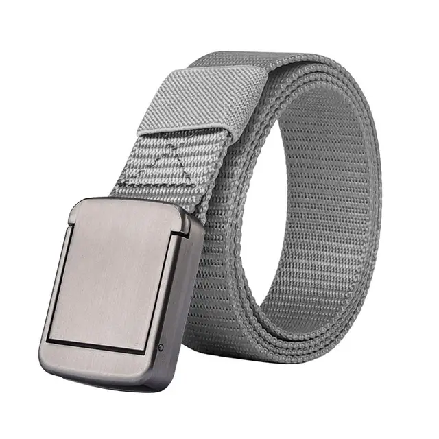Nylon Belts For Men Belt Smooth Alloy Buckle High Quality Sport Outdoor