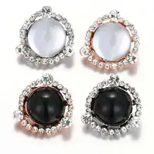 20 шт Высокое качество 18 мм Металлическая Кнопка Шарм Сердце Кнопка украшение с защелкой