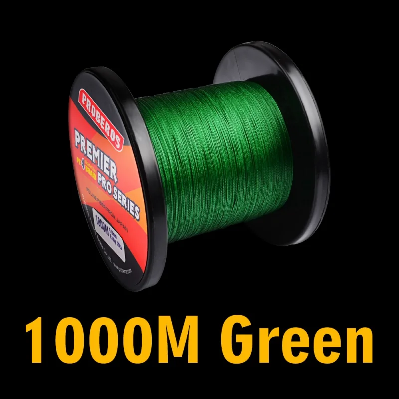 

Braided Fishing Line 1000M/547 Yards Multifilament PE 4 Strands Fishing Cord 12LB-80LB Strong Japan Technology 0.4-10#2