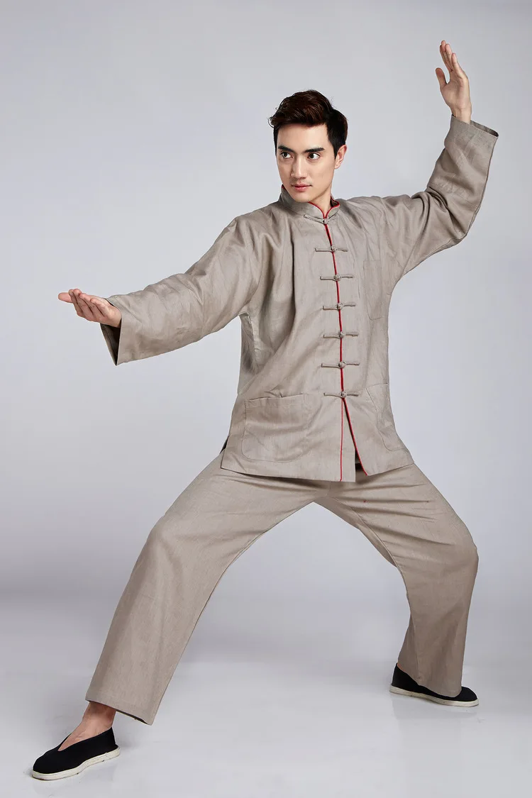 Костюмы для взрослых Tai Chi Wu Shu Одежда Кунг-фу Униформа утренняя зарядка представление одежда для мужчин