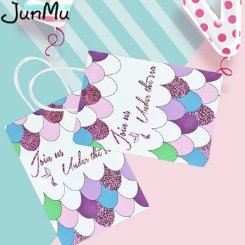 6Pcs Glitter Mermaid Paper Bag Tote Bag Under The Sea Theme Little Mermaid Party Candy Bags Girl Birthday Party Favors Gift Bags
6Pcs Glitter Mermaid Paper Bag Tote Bag Under The Sea Theme Little Mermaid Party Candy Bags Girl Birthday Party Favors Gift Bags