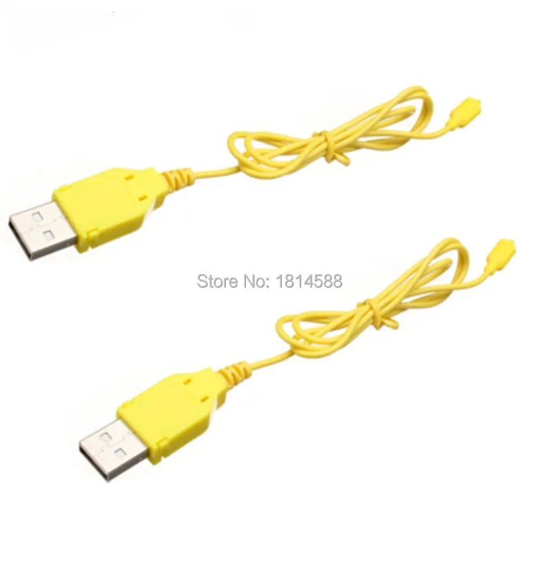 2 шт. зарядный кабель cheerson для квадрокоптера и вертолета с USB разъемом cx 10 cx10 C10 S107