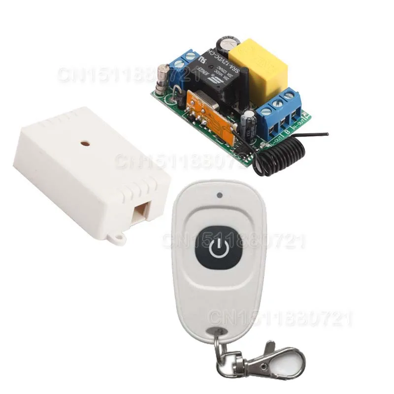 

220V Mini Remote Switch 315/433.92 ASK Support RF Broad*link RM2 RM-pro Learning Code Receiver Light Lamp LED Power Remote ONOFF