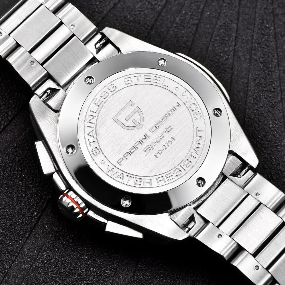 Reloj Hombre PAGANI Дизайн Топ люксовый бренд спортивный хронограф мужские водонепроницаемые часы кварцевые часы Relogios Masculino saat
