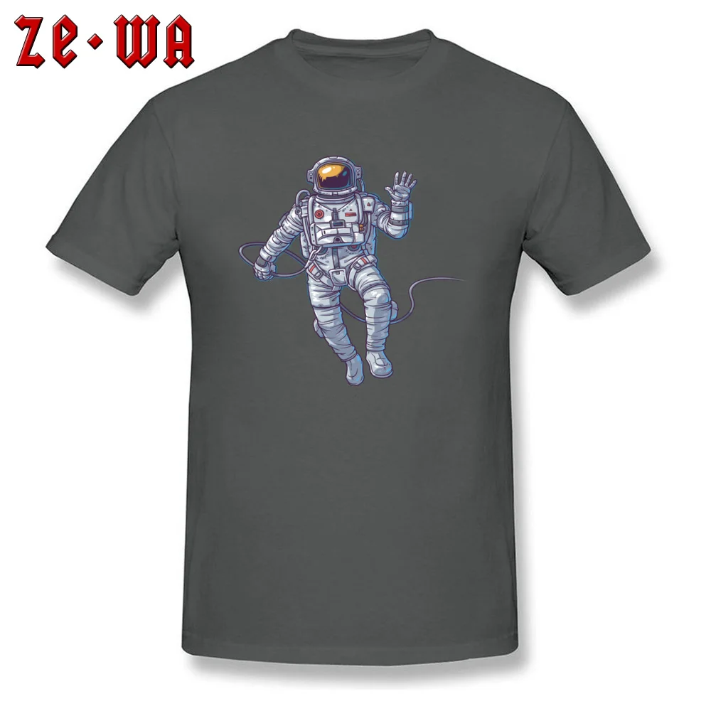 ASTRONAUT FLOATING IN SPACE ILLUSTRATION Men New Design Tops Shirt O Neck April FOOL DAY 100% Cotton T-shirts Street T Shirt ASTRONAUT FLOATING IN SPACE ILLUSTRATION carbon