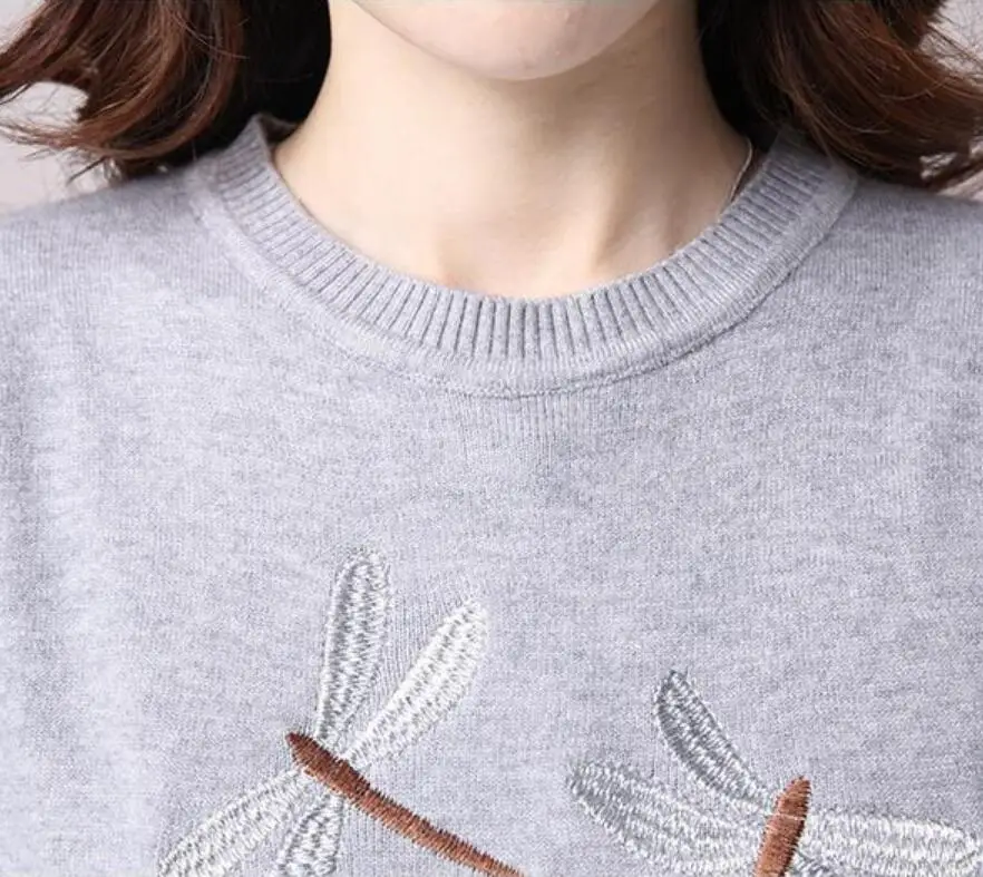 6 Color New O-Neck Winter Autumn Women Sweater Long Sleeve Pullovers Knitting Casual Sweaters pull femme sudaderas jumper