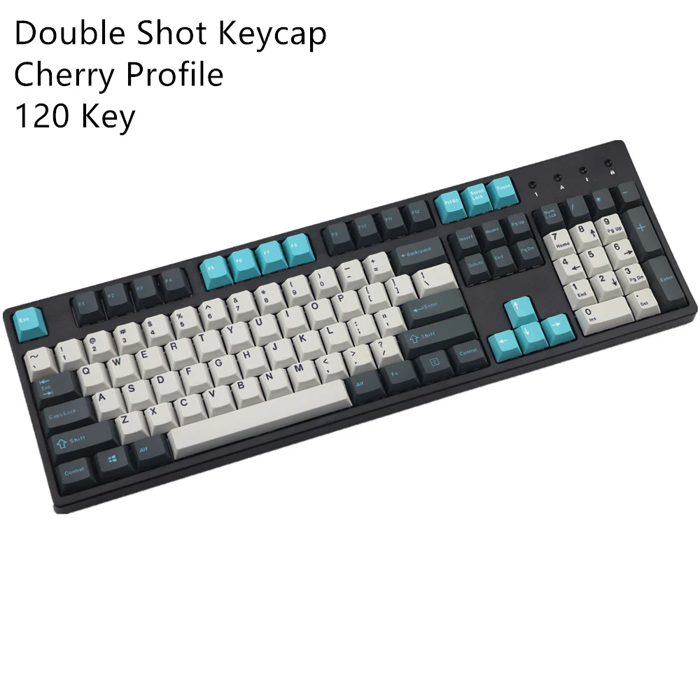 Клавиатура Double shot с 104 клавишами раскладка ANSI клавиатура PBT вишневым профилем для