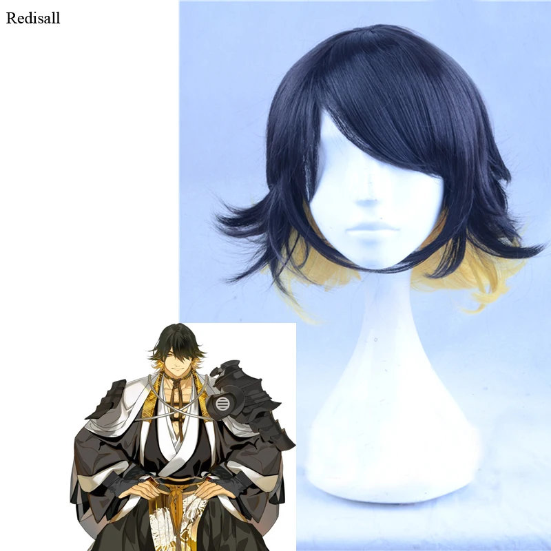 

Touken Ranbu Online Nagasone Kotetsu Cosplay Wig Synthetic Hair Halloween Facial Wig