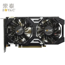 ZOTAC видеокарты GTX 950-2GD5 Thunder GeForce TSI PA видеокарта GDDR5 для nVIDIA карта GTX950 GTX 950 2 Гб б/у