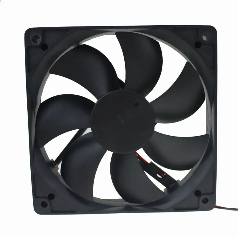 5pcs 120mm 12V 2Pin 12cm 120x120x25mm DC Hydraulic Bearing Brushless Cooling Fan
