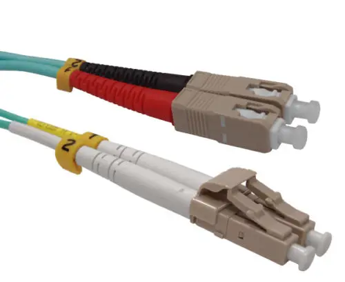 

7 Meter LC-SC Fiber Optic Cable 10G MultiMode Duplex Patch Cord OM3 50/125