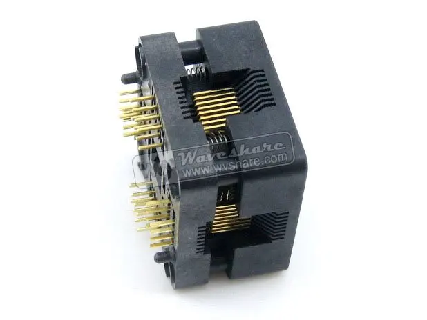 QFP32 TQFP32 FQFP32 PQFP32 OTQ-32-0.8-02 Enplas IC тестовый разъем программирующий адаптер 0,8 мм шаг