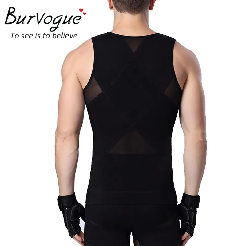 Tights Gym Men Sport Suit Sleeveless Man's T-Shirt - 