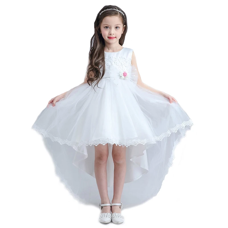 

2016 summer latest former child dress princess dress trailing long after the wedding flower girl dress girls' dresses
