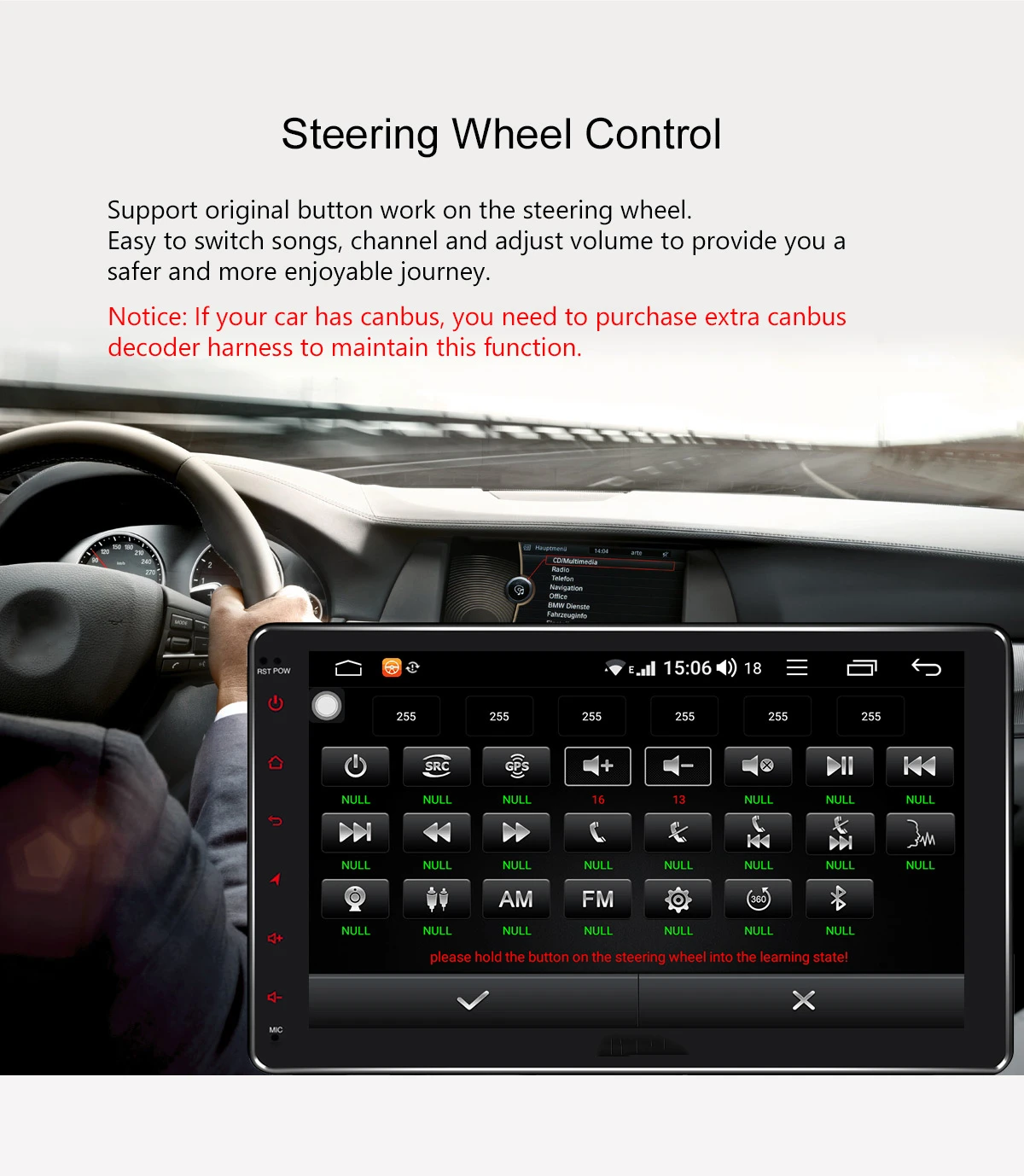 Perfect 10.1" 2Din Android 8.1 Car Stereo Radio Audio Player Tape Recorder GPS Navi DSP SPDIF Subwoofer 4G SIM Card WIFI Zlink DVR OBD 14