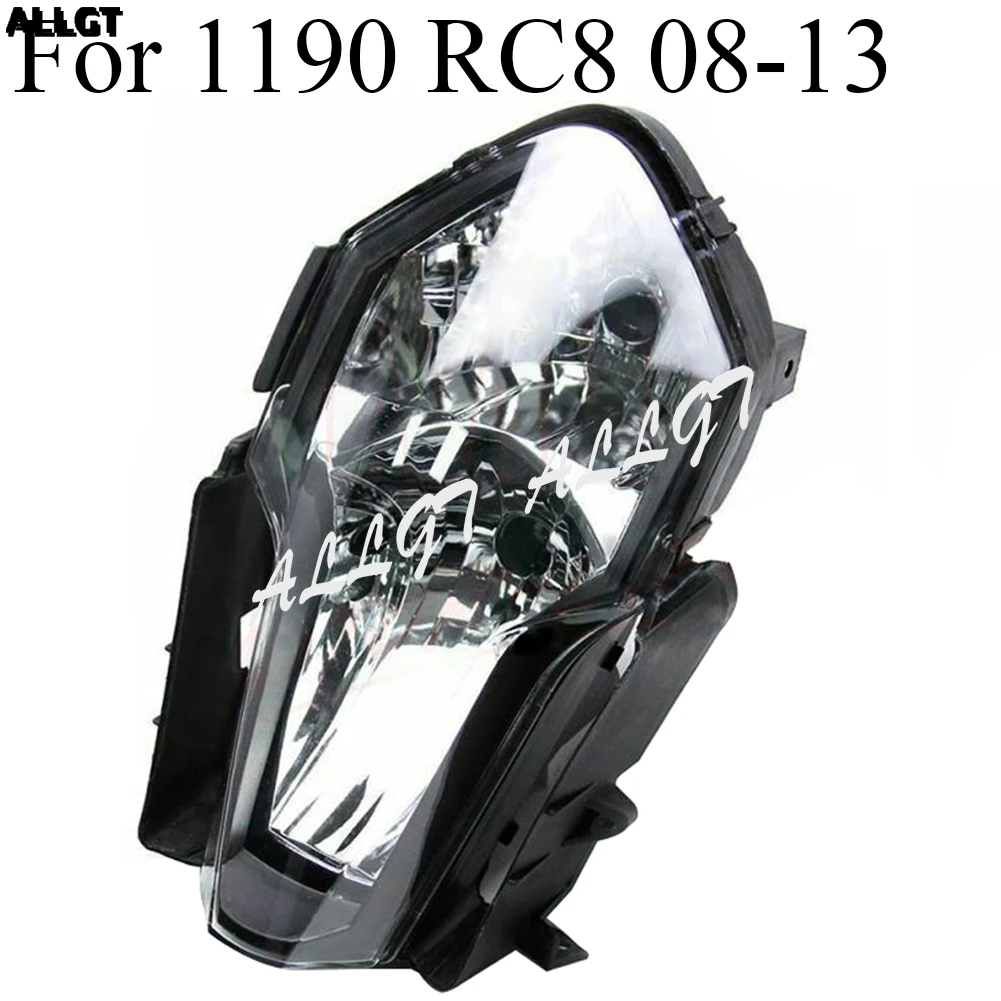 Новое передние фары для мотоцикла фара в сборе для 200 2012-2013/1190 RC8 2008 2009 2010 2011 2012 2013