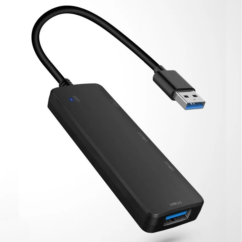 USB-A USB type c концентратор адаптер 4 порта конвертер с USB2.0* 3 Поддержка 5 В/2A зарядка 15 см usb кабель для WIN IOS Linux