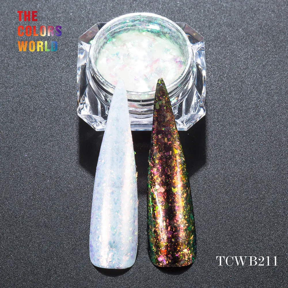 

TCWB211 Chameleon Flakes Magic Effect Flakes large size chameleon for nail Art nail polish and other DIY decoration