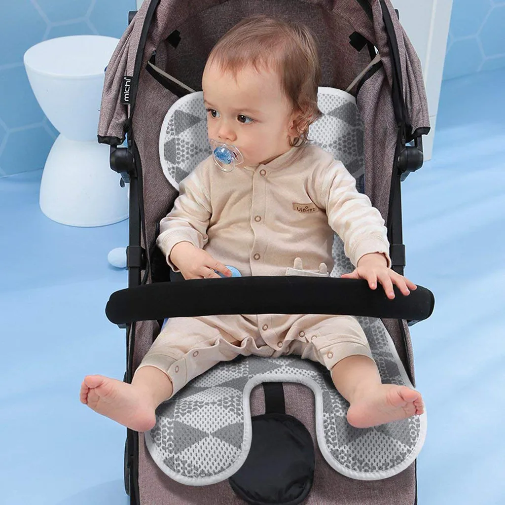 Коврик для коляски, детская дышащая подушка для маленьких мальчиков и девочек, универсальный чехол для коляски, аксессуары для коляски 2019