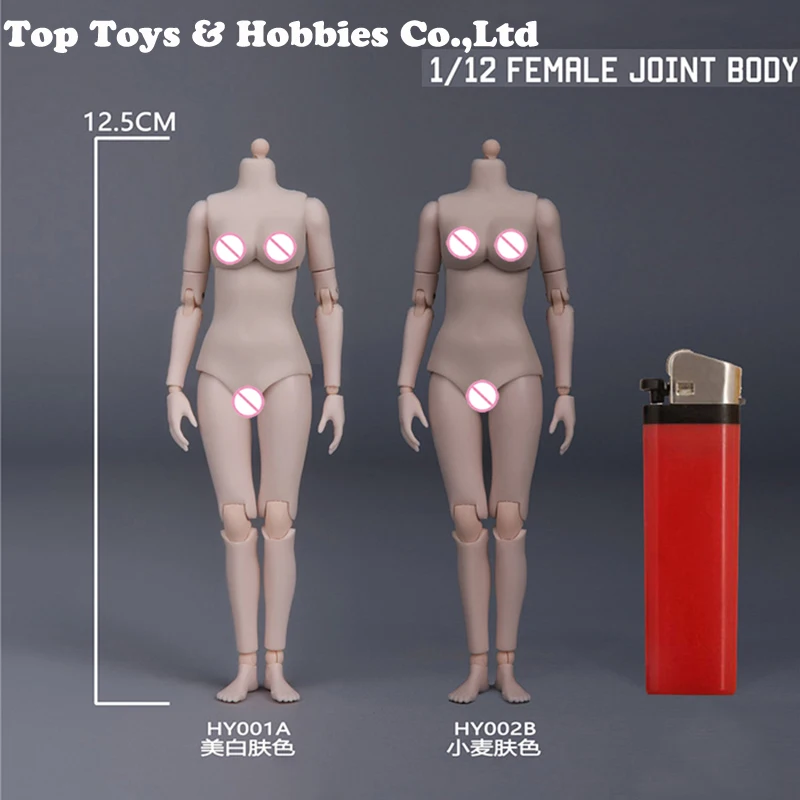 

Heng Toys 1/12 scale Super-Flexible Female Suntan/pale Skin HY001A HY001B Female Joint Body figure toy gift for collection