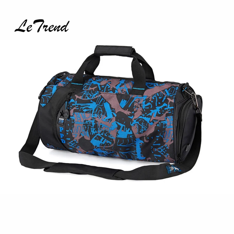 sport-bag-fashion-camouflage-travel-bag-women-shoulder-bags-multifunction-men's-handbag-cylindrical-trolley-cabin-luggage