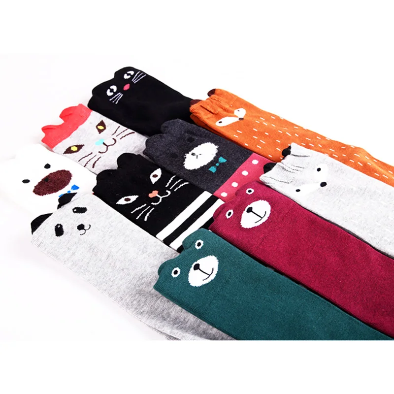 Girls Spring Autumn Tights Cartoon Cat Baby Girl Pantyhose Warm Knitted Cotton Cute Kids Stockings Baby Pantyhose Meia BB3111 (41)