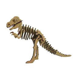 Хэллоуин 3d головоломка скелет динозавра DIY Череп тираннозавр рекс крутая детская игрушка T-Rex Craft Модель Papercraft детский день подарок