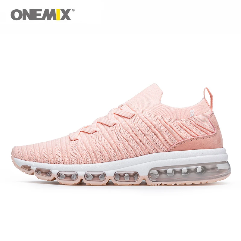 

ONEMIX women knit running shoes outdoor jogging shoes lightweight cool outdoor sports shoes for walking large size 36-40
