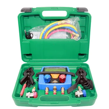 

HS-350A Digital Refrigerant Pressure Gauge Manometer Automobile Air Condition Charging Scale Recycling Tool Machine Manifolds