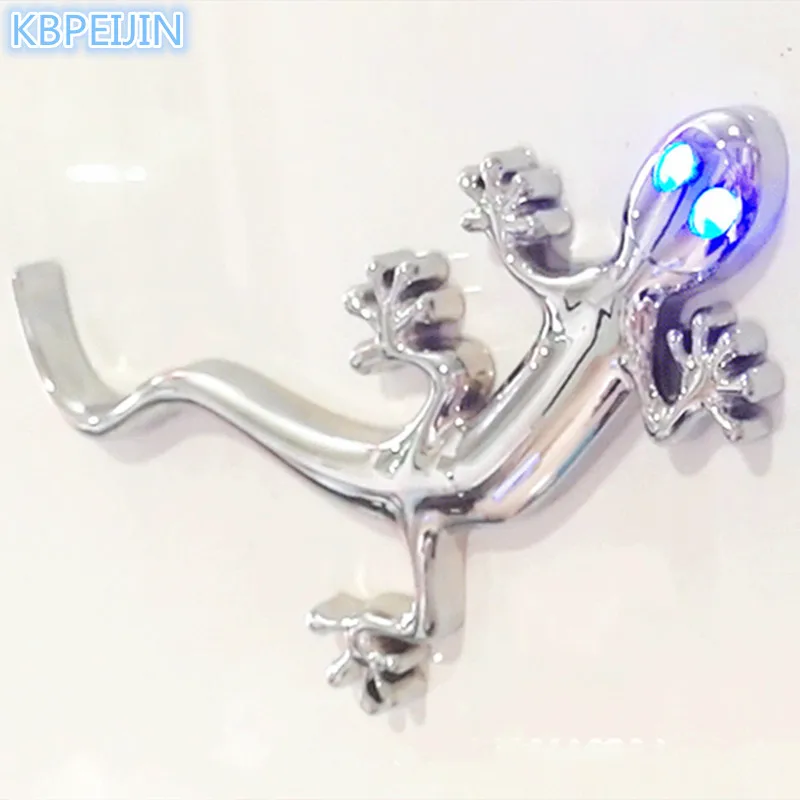 Автомобильная наклейка Солнечный Gecko King предупреждающий светодиодный свет для Vw