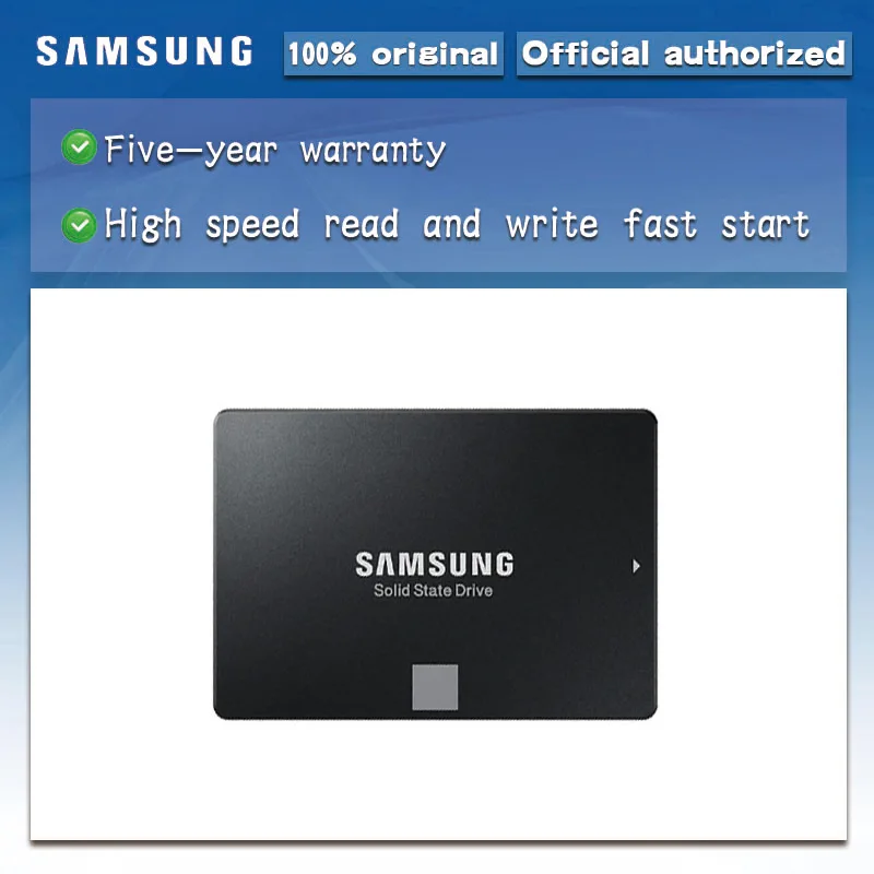 

Samsung Internal SSD 850 EVO 120GB 250GB 500GB 1TB 2TB Solid State HD Hard Drive SATA III High Speed for Laptop Computer