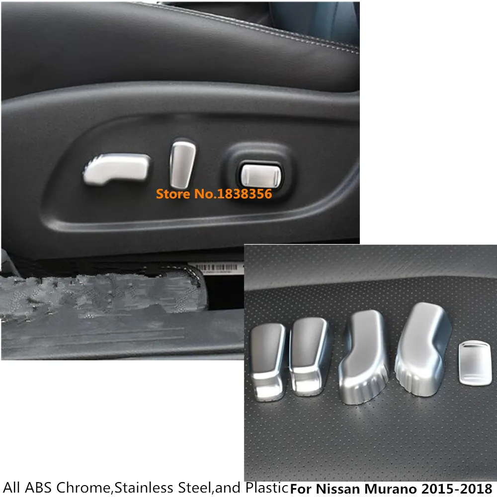 

Hot For Nissan Murano 2015 2016 2017 Plastic Groove Gate Slot Armrest Storage Rubber non-slip mat inner door pad/cup 5pcs