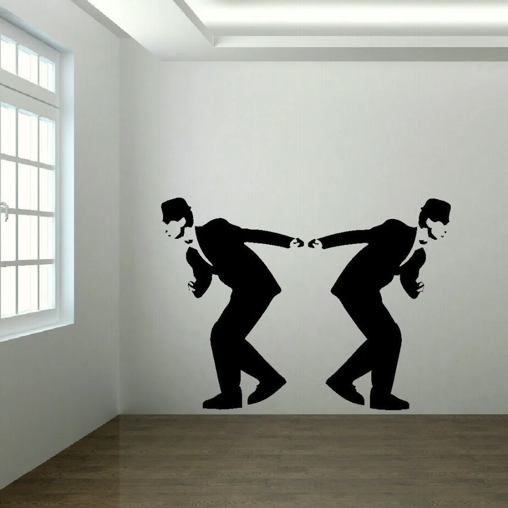 LARGE SKA 2 TONE DANCE BEDROOM WALL MURAL GIANT STICKER ART VINYL DECAL
