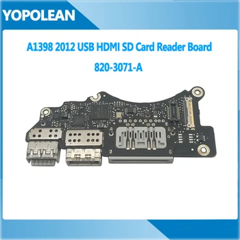 

Original USB HDMI Board SD Card Reader Board 820-3071-A For Macbook Pro Retina 15" A1398 Mid 2012 Early 2013