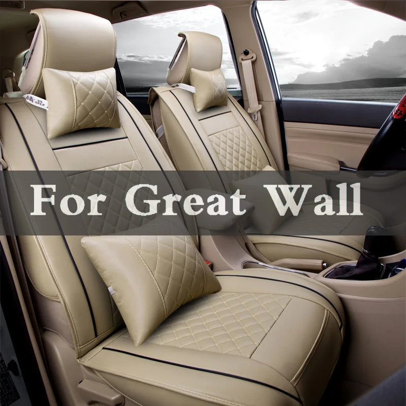 

Truck Suv Car Seat Cover Truck Suv Auto Leather Cushion Pad Mat Set For Great Wall H3 H6 Voleex H5 C10 C30 Coolbear Hover Florid