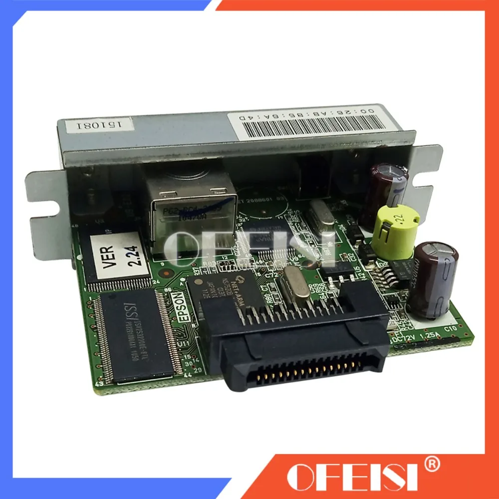Интерфейс Ethernet для Epson TM U220B 220PB 220PD 220PA ТМ T81 T82II T88III T88IV T88V T70 T90 T86L UB-E03 UB-E02 C32C824541